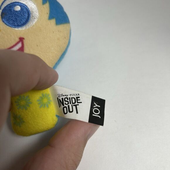 Joy McDonalds Happy Meal Toy #5 Disney Pixar Inside Out Plush Keychain 2019 - Picture 2 of 3